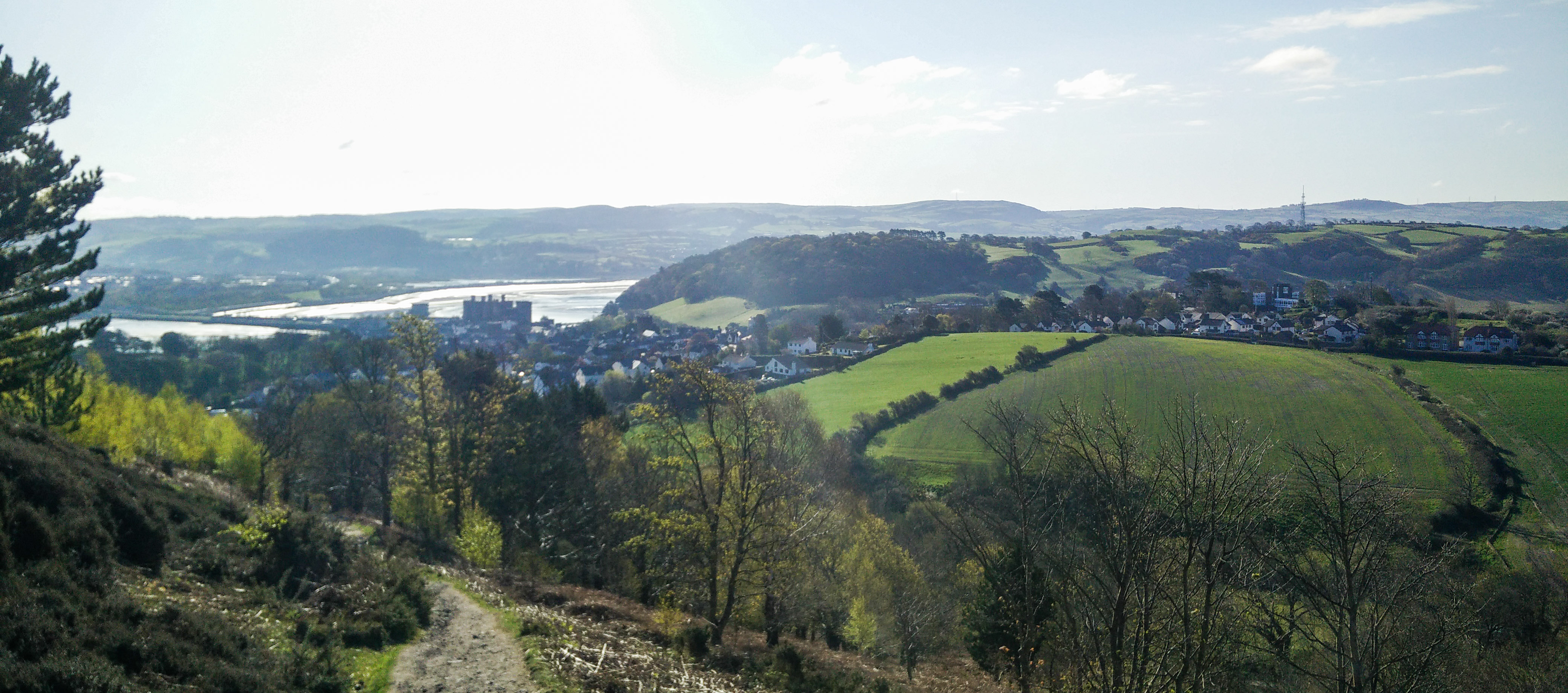 Conwy valley from the mountain