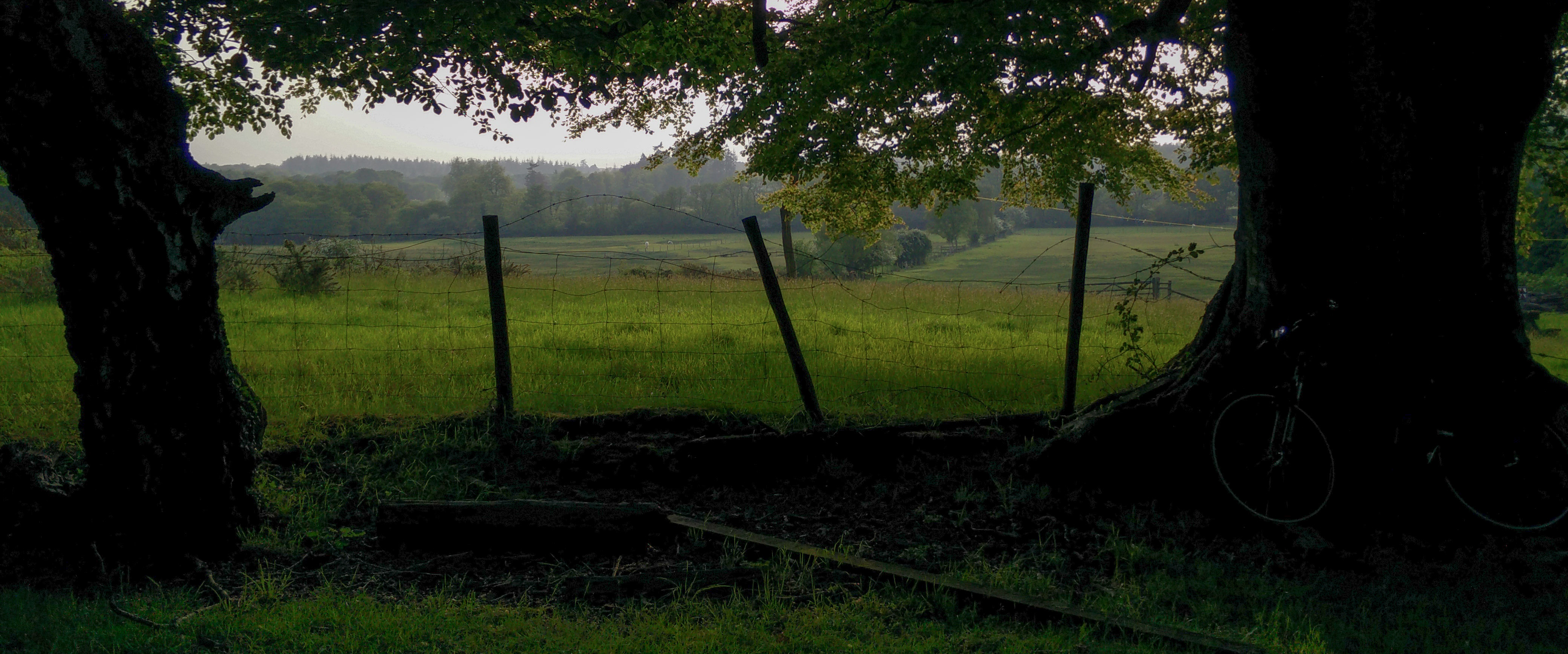 The photo I am about to mention of views over the fields.