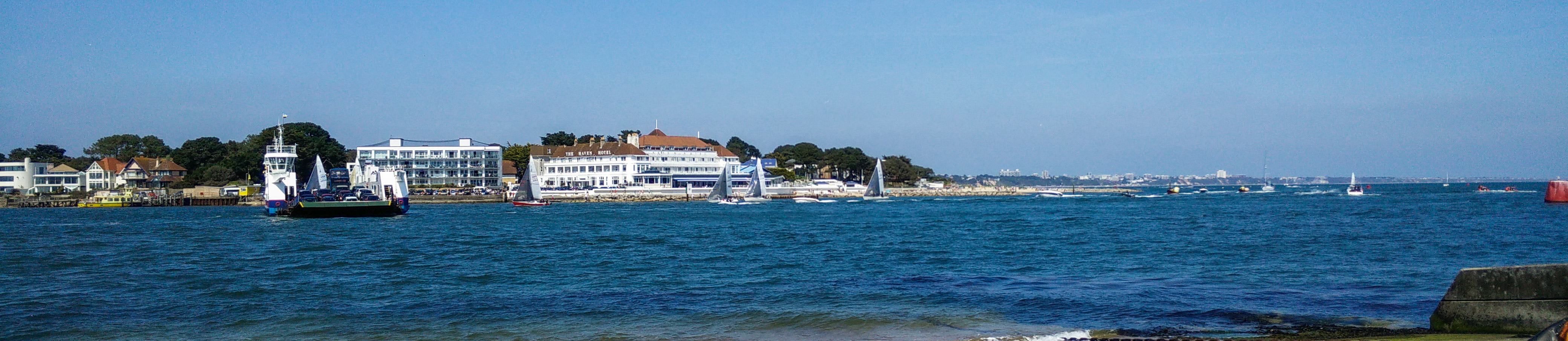 The ferry in the sunshine.